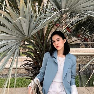 Pastel blue blazer